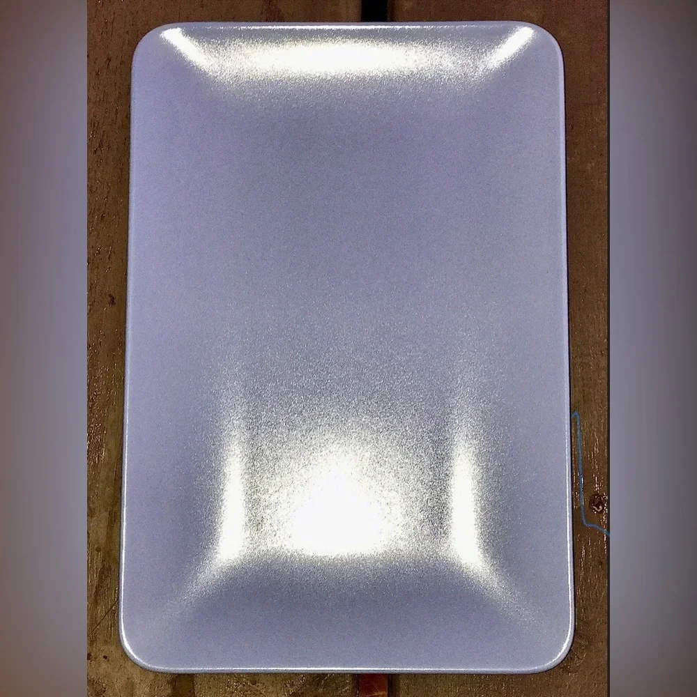 Discontinued Dinera Gray Fargrik IKEA of SWEDEN Rectangular Dinner Plate